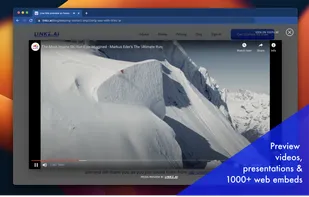 Preview videos, presentations & 1000+ web embeds