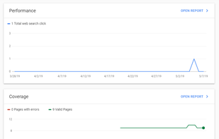Google Search Console screenshot 1