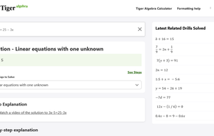 Linear Equation solution