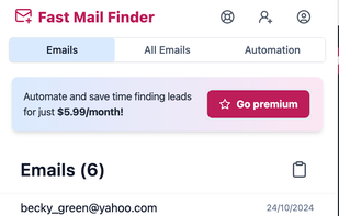 Email Extractor Chrome Extension | fastmailfinder.com
