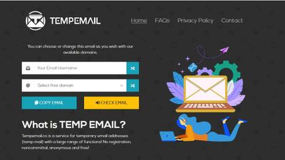 Tempemail.co Website