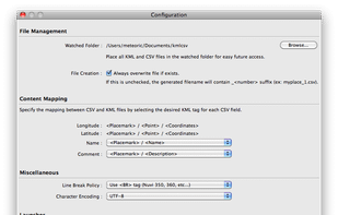 KMLCSV Converter screenshot 2