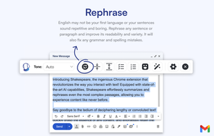 Shakespeare AI Toolbar screenshot 2