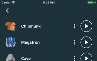 Voice Changer - Audio Effects screenshot 3