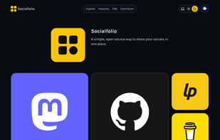 Socialfolio screenshot 1