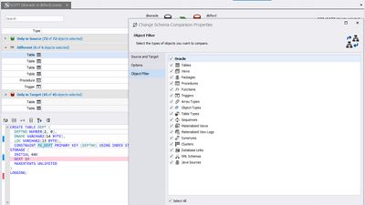 dbForge Compare Bundle for Oracle screenshot 1