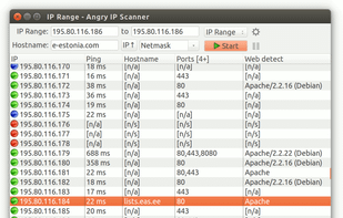 Angry IP Scanner screenshot 1