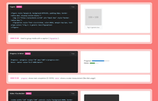 HTML5 Component Library - Example Component