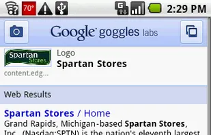 Google Goggles screenshot 2