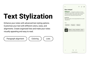 Shkiper Notepad screenshot 1