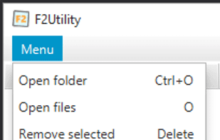 F2Utility screenshot 1