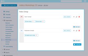 Indico screenshot 2