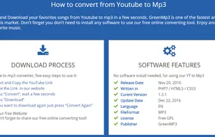 GreenMp3.com screenshot 2