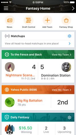 Yahoo! Fantasy Football App Completely Redesigned, Brings Mobile