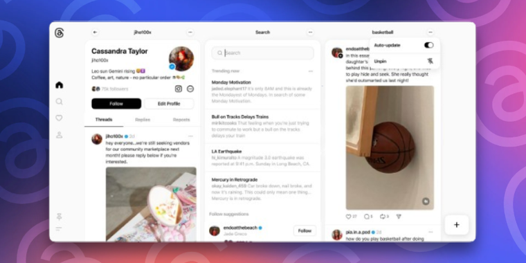 Threads unveils new TweetDeck-style desktop experience for power users ...