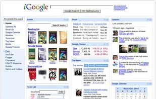 iGoogle screenshot 1