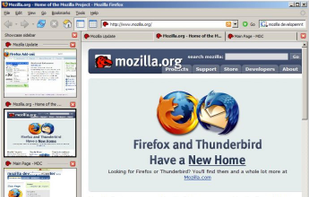 Showcase 0.5.8 in sidebar mode