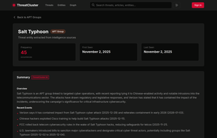 An example entity page, which generates an AI summary based on the articles mentioning this entity, a mentions over time to see how the entity is trending, and associated clusters and articles.