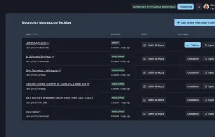 Docswrite screenshot 1