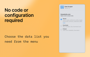 Data Scraper screenshot 2