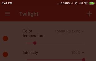 Twilight Blue Light Filter screenshot 2