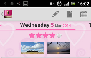 Handy diary screenshot 1