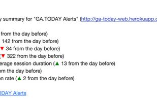 GA.TODAY Alerts screenshot 1