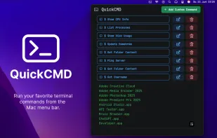 QuickCMD screenshot 1