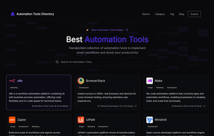 Automation Tools Directory - Thumbnail