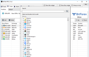 Find and add cryptos