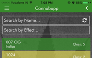 Cannabapp screenshot 1