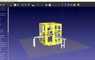 RoboDK DIY station - Dark theme
