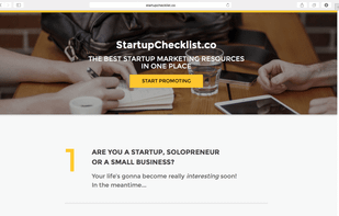 Startup Checklist screenshot 2