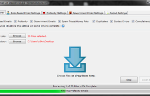 NoBounce Email List Cleaner screenshot 1