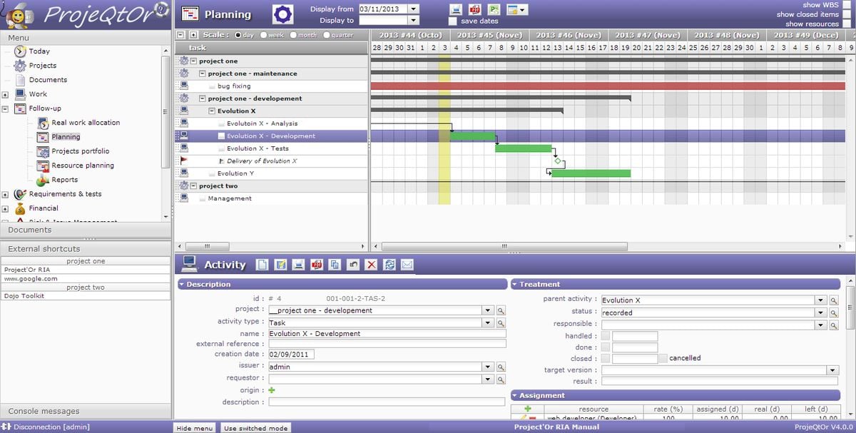 Project 1.3. PROJEQTOR 9.0.4. Project viewer и Pro. Карта Проджект Эво. Отчет о доставке в Evolution.