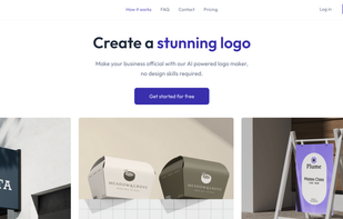 Hue logo and brand identity builder
