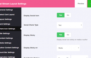 Social Stream Designer WordPress Plugin screenshot 1