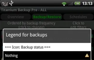 Titanium Backup screenshot 2