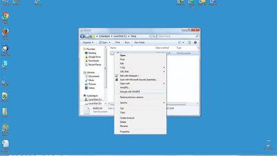Windows Explorer context menu integration