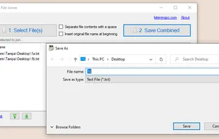 Text File Joiner screenshot 1