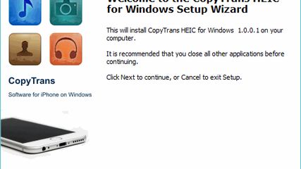CopyTrans HEIC for Windows screenshot 1