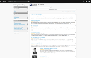 Artefactual AtoM screenshot 1
