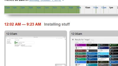 Both employee and manager can see the tracked time and screenshots on the "Screenshots" page.