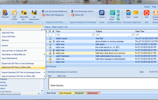 Shoviv OST to PST converter screenshot 3