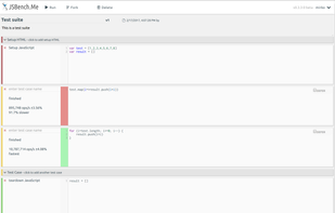 JSBench.me screenshot 1