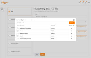 Bloggr AI screenshot 1