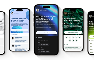 Create stunning personal sites