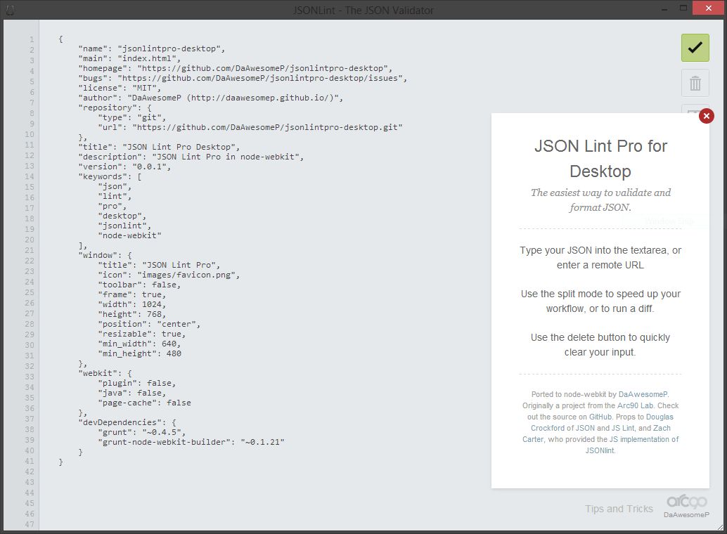 JSON Lint Pro for Desktop Alternatives and Similar Software AlternativeTo