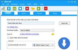 Allavsoft screenshot 1