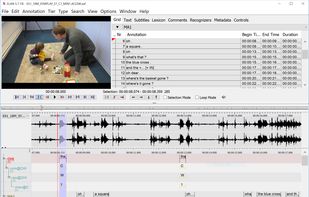 ELAN screenshot 1
